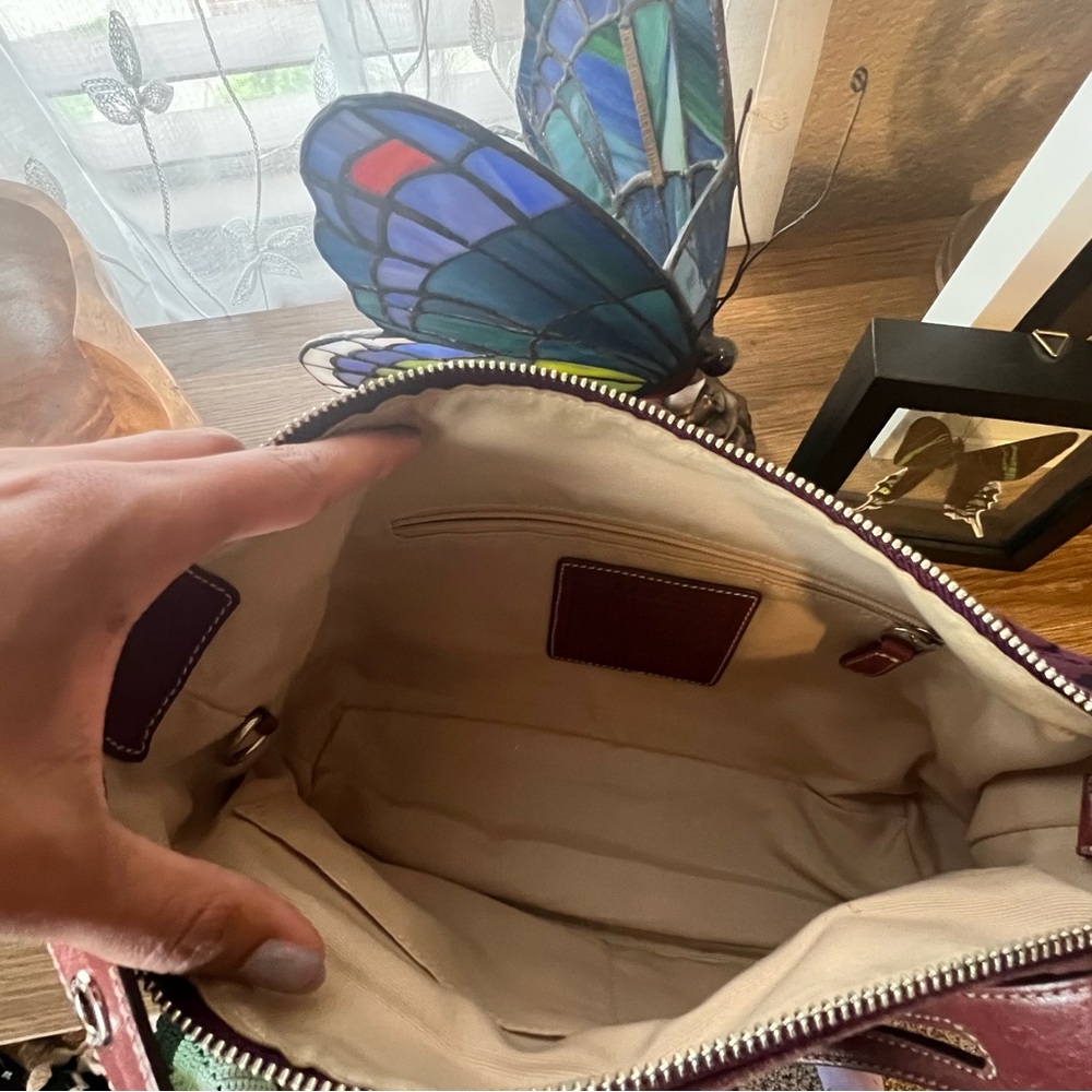 Coach Purple Shoulder Bag - Picture 4 of 9